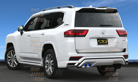 Ganador Vertex 4WD/SUV Muffler Exhaust System Dual Oval Blue